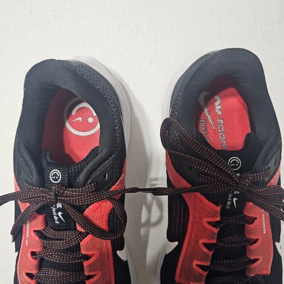 NIKE Air Zoom Pegasus 40 in Black and Crimson Red Men\'s Size 9 main image 9